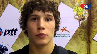 Alex Dieringer after Junior Worlds [upl. by Edmonda635]