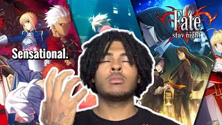 MASTERPIECE  NEW Anime Fan Reacts To FATE Series Openings Pt 2 [upl. by Airb91]