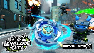 【BEYBLADE X】 quotBEYBLADE CITYquot on Roblox  Official Video [upl. by Ahsele177]