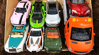 Box Full Of Cars  Camry 70 Porsche Subaru Bugatti Lamborghini Renault Dacia Nissan Note 52 [upl. by Nickie]