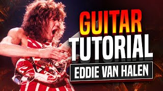 UNCHAINED  EDDIE VAN HALEN APPROVED see description Guitar Tab  Lesson  Cover  Tutorial [upl. by Rimidalb]