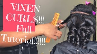 HOW TO CURL WITH FLAT IRON ON NATURAL HAIR  3b 4c “VIXEN CURLS” [upl. by Tound]