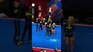 E L E C T R I C⚡️💚 cheer stunts [upl. by Adnamra141]