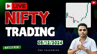 LIVE TRADE OF 051224 📈✅ BANKNIFTY OPTION BUYING  SHARP UP MOVE [upl. by Yokoyama]