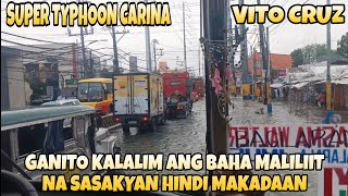 SUPER TYPHOON CARINA ANG DAMING NAPINSA  NAKA ABOT AKO HAGANG VITO CRUZ MANILA GANITO NA NGA YUN [upl. by Ingrid468]