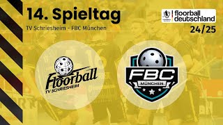 TV Schriesheim vs FBC München  14 Spieltag  1 FloorballBL Herren 2425 [upl. by Ettelrahc]