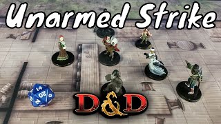 DampD 5e Unarmed Strike [upl. by Dowell]