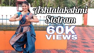 Ashtalakshmi Stotram  Navarathri Special  Dance Cover  Padma Shalini [upl. by Arlinda122]