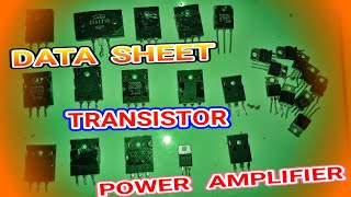 TRANSISTOR PENGGANTIPERSAMAAN UNTUK TRANSISTOR POWER AMPLIFIER [upl. by Upali]