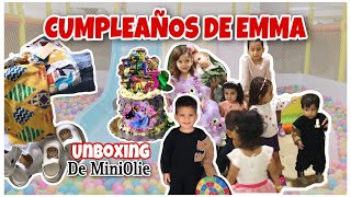 NOS LLEGÓ ROPITA DE MINIOLIE  VAMOS A UN CUMPLEAÑOS EN UN PARQUE DE ATRACCIONES  LUISA HERNÁNDEZ [upl. by Menken]