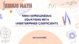 Undetermined Coefficients  Part 2 [upl. by Adnim]