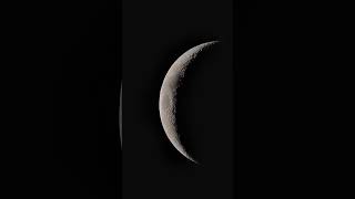 132 luminosity waxing crescent moon 🔭 [upl. by Eiram]