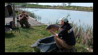 Carp Fishing Merrington  Merlin lake April 21 video [upl. by Ammadas]