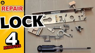 repair and mortise lock just in 4 minutes install door lock [upl. by Newlin43]