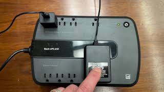 APC 650 UPS Battery Backup Surge Protector  REVIEW [upl. by Sajet]