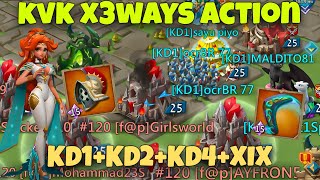 Lords Mobile  20BILLION 3 WAYS KVK POINTS  KVK action in KD1KD2KD4XIX [upl. by Honoria34]