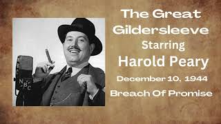 The Great Gildersleeve  Breach Of Promise  December 10 1944  OldTime Radio Comedy [upl. by Resneps]