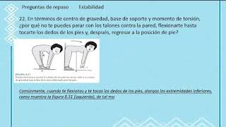 22 En términos de centro de gravedad base de soporte y momento de torsión [upl. by Damali]