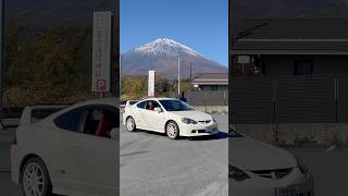 Dc5 Integra Type R in front of Mount Fuji in Japan jdm integratyper [upl. by Borlase]