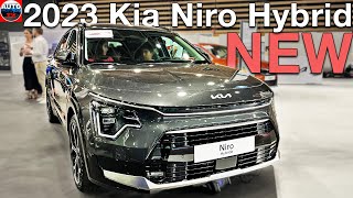 New 2023 Kia Niro Hybrid  Visual REVIEW exterior amp interior [upl. by Nillor]