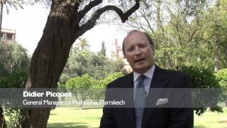 PURE Life Experiences TV Interview  Didier Picquot General Manager La Mamounia Marrakech [upl. by Berliner]