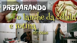 VLOG PREPANDO O LANCHE DA CÉLULA  ORGANIZAÇÃO RÁPIDA NA COZINHA [upl. by Previdi]