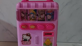 🌹HELLO KITTY PINK AUTOMATIC VENDING MACHINE ASMR 🌹 [upl. by Jat]