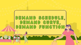 Demand Schedule Demand Curve Demand Function [upl. by Eivod]