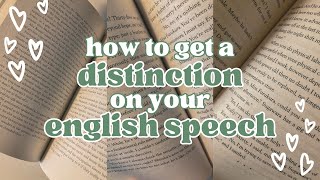 how to get a distinction on english GCSE speaking exam  public speaking advice [upl. by Lois]