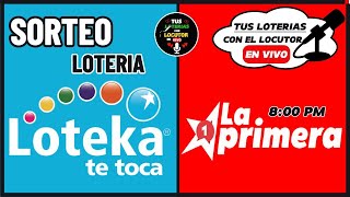 Sorteo LOTEKA TE TOCA LA PRIMERA En VIVO de hoy lunes 14 de octubre del 2024 loteka envivo [upl. by Harwilll]