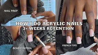 My acrylic application method that improved retention  Try this [upl. by Iroj622]