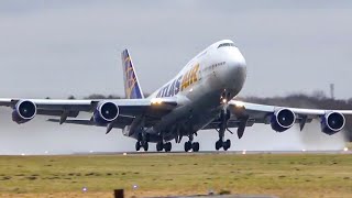 4K 100 planes landing and take off in 1 HOUR The best of plane spotting 2018 [upl. by Ikkaj164]