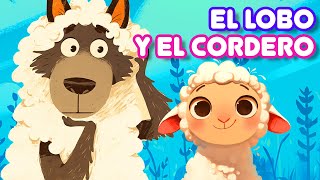 El lobo y el cordero  Fábulas y Cuentos para niños [upl. by Vareck]