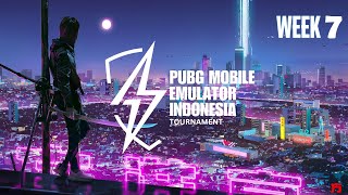 TOURNAMENT PMEI WEEK 7  PUBG MOBILE [upl. by Rotceh]