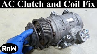 How to Remove and Replace an AC Compressor Clutch and Bearing Long Version [upl. by Okire395]