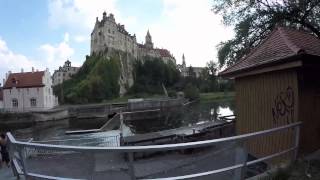 STREET VIEW Das Schloss Sigmaringen in GERMANY [upl. by Sullecram719]