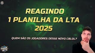 Reagindo Primeira Planilha da LTA 2025 [upl. by Assile311]