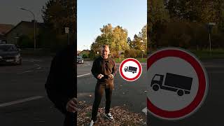 Verkehrszeichen quot253quot Erklärung🤓 shorts führerschein fahrschule fahrprüfung dashcam [upl. by Melvina]