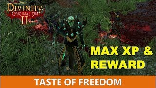 Taste of Freedom Maximum xp and reward Divinity Original Sin 2 [upl. by Annaek]