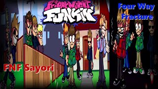 FNF Sayori vs tord Four way fracture Friday Night Funkin فرايدي نايت فانكين 🎤 [upl. by Grishilde]