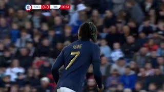 Manu Koné vs England U21 Friendly 25032023 [upl. by Havard]