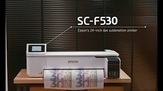 SC F530 Dye Sublimation Printer [upl. by Ardnazxela]