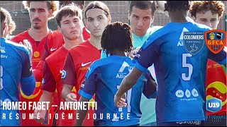 Colomiers vs GFCA Highlights  championnat de France U19 [upl. by Htenywg]