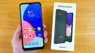 Samsung Galaxy A22 5G Unboxing amp First Impressions [upl. by Daigle]