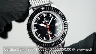 Certina DS PH200M C0364071105000 Preowned [upl. by Nwadal]