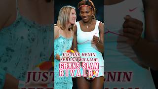 Justine Henin vs Serena Williams Grand Slam Rivalryshorts [upl. by Ahsha]