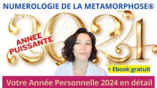 Numérologie 2024  votre année personnelle en détail en année universelle 8  préparezvous [upl. by Anilac284]