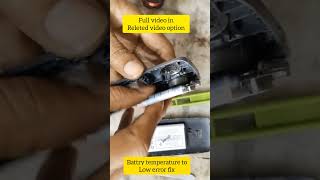 itel keypad battery temperature to low errorfixtrendingviralvideo shorts shortvideorealfools [upl. by Joletta]