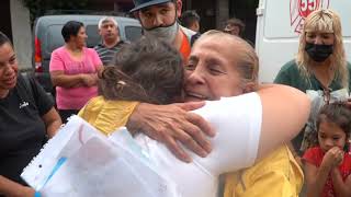 Merlo recibió a los Bomberos Voluntarios que prestaron servicio en Corrientes [upl. by Oinotnaesoj]