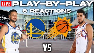 Golden State Warriors vs Phoenix Suns  Live PlayByPlay amp Reactions [upl. by Huntlee]